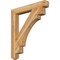 Ekena Millwork Merced Craftsman Rough Sawn Bracket, Western Red Cedar, 4"W x 32"D x 36"H BKT04X32X36MRC04RWR - alternate 1